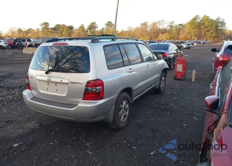 2004 Toyota Highlander V6 from USA, damaged, VIN JTEEP21A740060895